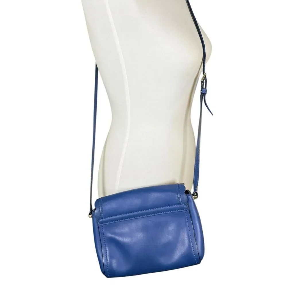 Kate Spade New York Maple Court Zani Crossbody Bag, Hyacinth blue gold tone